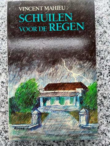 Schuilen voor de regen  (Vincent Mathieu), Verzenden, Vincent Mathieu, 20e eeuw of later, Gelezen
