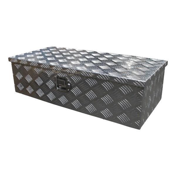 Opbergbox / gereedschapskist NOVIO aluminium 850x400x230mm, Doe-het-zelf en Verbouw, Overige Doe-het-zelf en Verbouw, Nieuw, Ophalen of Verzenden