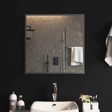 vidaXL LED Badkamer Spiegel Transparant 60 x 60 cm gehard, Huis en Inrichting, Verzenden, Nieuw