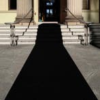 ACTIELOPER zwart l zwarte loper l zwarteloper, Ophalen, Grijs, 200 cm of meer, Overige vormen