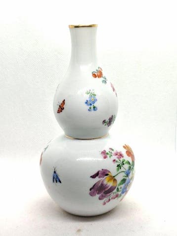 Meissen - Vaas - Y44 Kalebasse Streuinsekten / Duitse