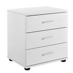 Nachtkastje Hawaii ladekast met 3 lades 45x34x50 cm wit, Verzenden, Nieuw