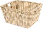 Fairtrade mand van gevlochten bamboe - 50x40x26cm, Nieuw