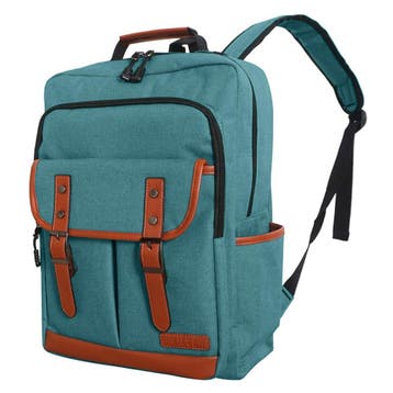 ZILOU Laptop Rugzak - 28L - 15.6 - Met regenhoes - Petrol, Overige merken, 40 cm of meer, Verzenden, Nieuw