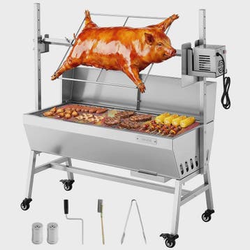 Professionele Rotisserie BBQ Spit Roaster voor Varken & Lam, Verzenden, Nieuw