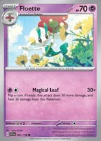 Floette 092/198 reverse holo Scarlet en Violet, Ophalen of Verzenden, Nieuw, Losse kaart, Foil