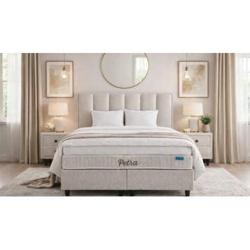 Petra Luxe Opberg Boxspring Premium comfort en stijl, Ophalen of Verzenden, Nieuw, Tweepersoons