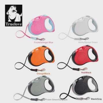 Truelove Intrekbare Hondentuig 5 Meter - Tangle Free, Eénhan, Verzenden, Nieuw