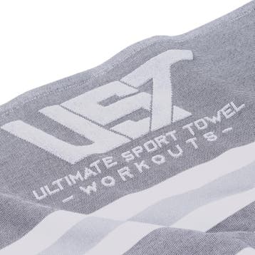 UST Hamam handdoek + Waterfles - 70 x 140 cm - 100% Katoen, Verzenden, Nieuw, Grijs, Handdoek