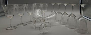 Cristallerie francesi - Drinkservies (12) - Kristal, Antiek en Kunst