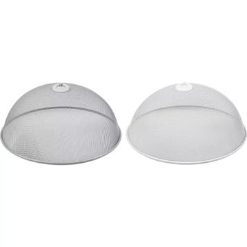 Benson Ronde metalen voedselbescherming - 30 cm - wit/gri..., Ophalen of Verzenden, Nieuw