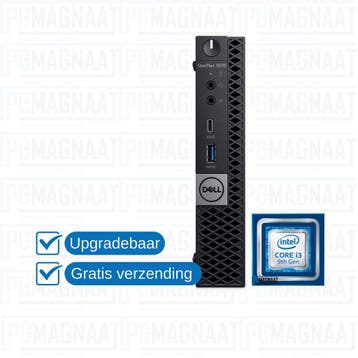 Dell Optiplex 7070 MFF i3-9300T 8GB 256GB NVMe W11, Gebruikt, 2 tot 3 Ghz, 8 GB, Ophalen of Verzenden