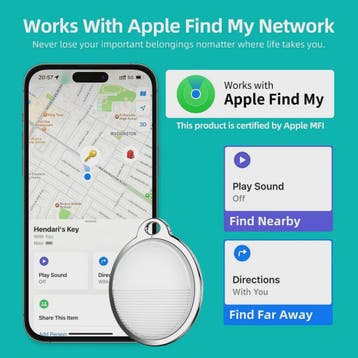 Mini Bluetooth Tracker met Apple Find My compatibiliteit - V, Verzenden, Nieuw
