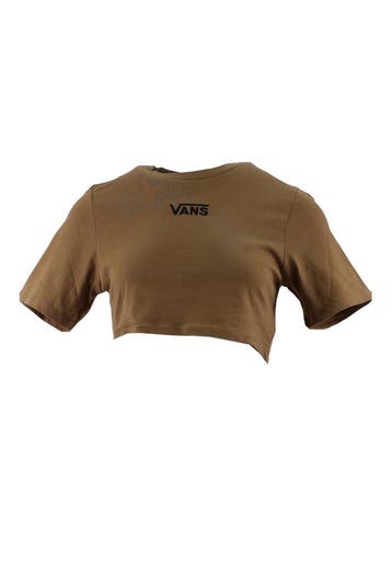 Vans T-shirt in maat XS Bruin, Kleding | Dames, Vans, Verzenden, Zo goed als nieuw, Bruin