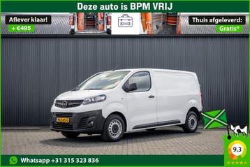 Opel Vivaro 2.0 L2H1 125PK | Bedrijfswageninrichting |, Stof, Gebruikt, Wit, Lease