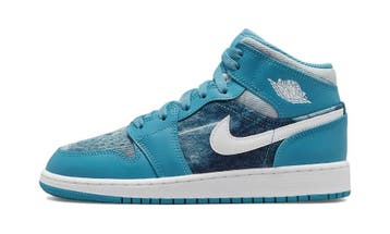 Air Jordan 1 Mid Washed Denim (GS), Nieuw