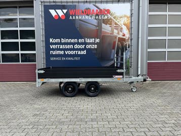 Saris plateauwagen | 276x150 cm - 2000 kg | BLACK EDITION!, Nieuw