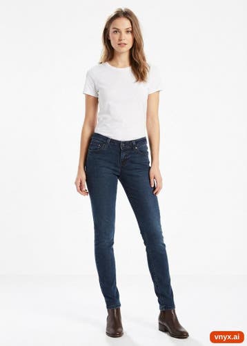Levis Jeans Dames maat WW25 / L30 Donkerblauw Vintage, Ophalen of Verzenden, Nieuw