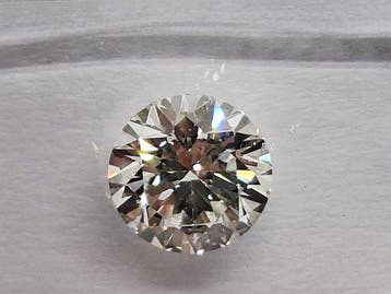 1 pcs Diamant (Natuurlijk) - 1.06 ct - Rond - G - VS1 -, Nieuw