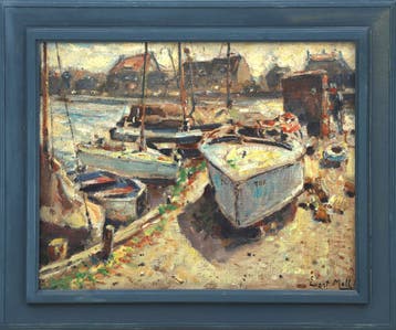 Evert Moll (1878-1955), Zicht op een binnenhaven