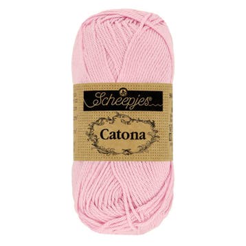 Scheepjes Catona 50g - 246 Icy Pink - Haakgaren / Breigaren, Ophalen of Verzenden, Nieuw, Breien of Haken, Wol of Garen