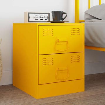 vidaXL Kast Handvatten 12 st Mosterdgeel 85 x 45 mm Metaal, Doe-het-zelf en Verbouw, Verzenden, Nieuw