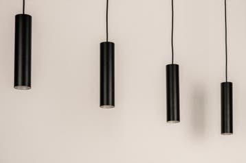 Rietveld Hanglampen - Zwart - Metaal, Aluminium, Verzenden, Nieuw