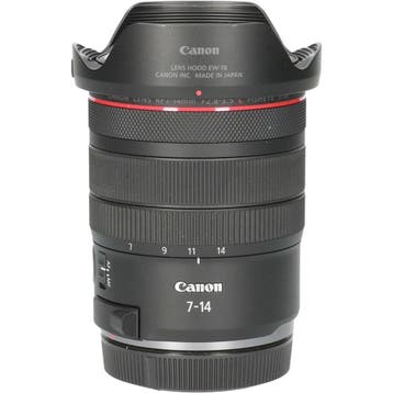 Tweedehands Canon RF 7-14mm f/2.8-3.5 L Fisheye STM CM7998, Ophalen of Verzenden, Gebruikt, Zoom