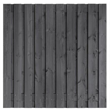 Schutting Tuinscherm Hengelo 180x180cm Zwart Geimpregneerd G, 1 tot 2 meter, Minder dan 3 meter, Nieuw, Ophalen of Verzenden