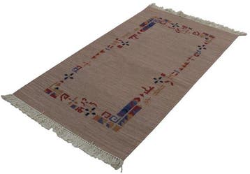 Kelim - Vloerkleed - 160 cm - 90 cm - Naturfarben, Nieuw