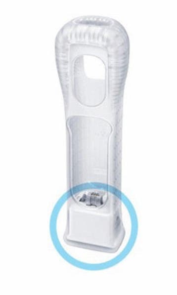 Wii Motion Plus Adapter Wit + Beschermhoes (Wii Accessoires), Spelcomputers en Games, Ophalen of Verzenden, Zo goed als nieuw