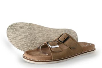 Manfield Slippers in maat 43 Beige, Slippers, Manfield, Overige kleuren, Verzenden