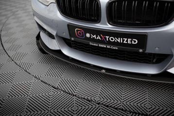 Maxton Street Pro Front Splitter met Flaps BMW 4 Coupé /, Auto diversen, Tuning en Styling, Verzenden