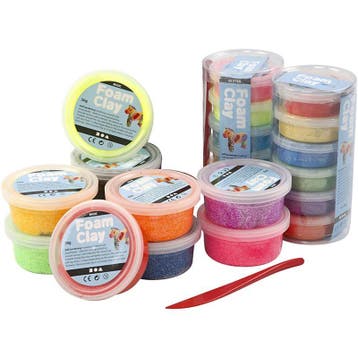 Foam Clay®, diverse kleuren, 22 Doosje/ 1 set, Hobby en Vrije tijd, Knutselen, Nieuw