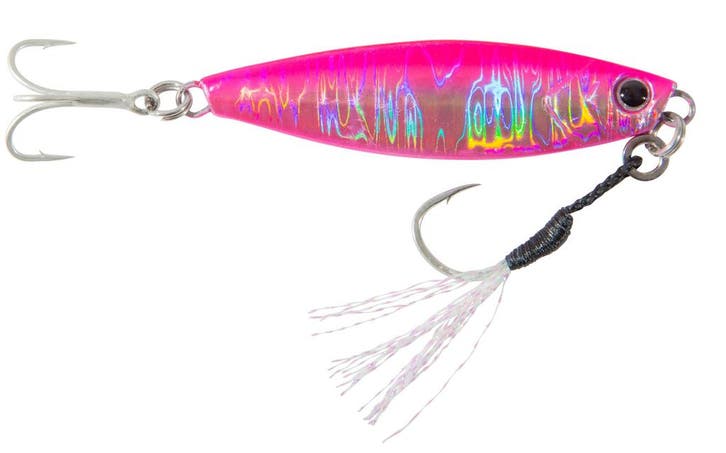 Ultimate Dazu Wide Casting Jig Pink Flash 20g, Watersport en Boten, Hengelsport | Algemeen, Overige typen, Nieuw, Verzenden