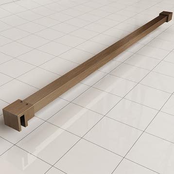 Wiesbaden Stabilisatiestang - 120cm - Geborsteld Brons Koper, Doe-het-zelf en Verbouw, Sanitair, Ophalen of Verzenden, Nieuw