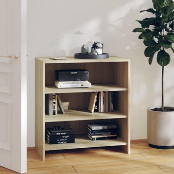 vidaXL Dressoir 70x40,5x75 cm bewerkt hout sonoma, Huis en Inrichting, Kasten | Dressoirs, Verzenden, Nieuw, 50 tot 100 cm, 25 tot 50 cm