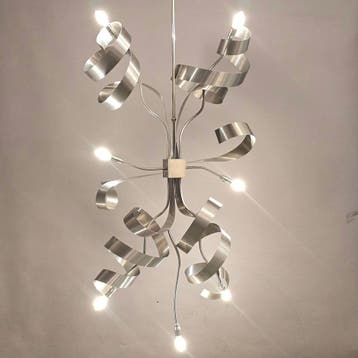 Dijkos - Stahl hanglamp Padova 213 Refurbished, Ophalen, Zo goed als nieuw, Overige materialen, Trendy