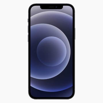 Refurbished iPhone 12 64 GB, Verzenden, Zwart, Refurbished, Zonder simlock