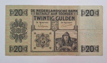 Nederland. - 20 Gulden - 1926 - Pick 44 (Zonder