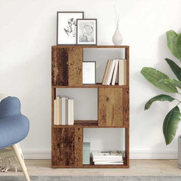 vidaXL Tv-meubelset 60 x 24 x 94,5 cm Bruin Bewerkt hout, Huis en Inrichting, Minder dan 50 cm, Verzenden, Nieuw, Minder dan 100 cm