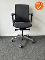 Gispen Zinn  - 4D Armleggers - Antracietgrijze stoffering -, Werkplek, Ophalen of Verzenden, Gebruikt, Stoel