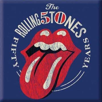 The Rolling Stones 50Th Anniversary Vintage Koelkast magneet, Ophalen of Verzenden, Nieuw, Gebruiksvoorwerp