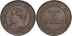 Brons medaille in 10 Centime-groeße 1853 Frankreich Napol.., Verzenden