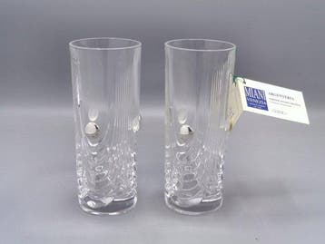 PG-MIANI Argenteria - Drinkset (2) - .925 zilver, en kristal