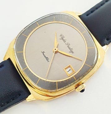 Clyda Prestige - France - gold plated - mens - Zonder, Sieraden, Tassen en Uiterlijk, Horloges | Heren, Nieuw