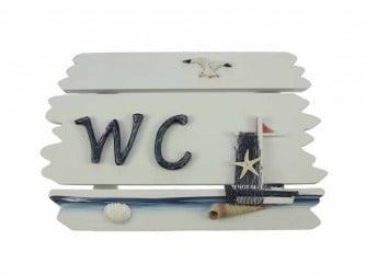 WC Bordje Serie Seaside Maritiem 23x14 cm, Ophalen of Verzenden, Nieuw