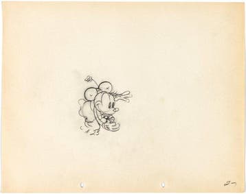 Walt Disney - Minnie Mouse en katten animatie teken groep, Nieuw