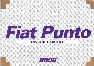 Instructieboekje FIAT Punto, Verzenden
