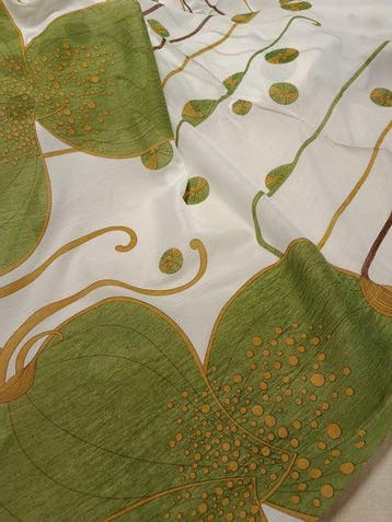 Introvabile tendone vintage dalla fantasia magnifica -